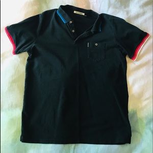 cool BEN SHERMAN black polo shirt